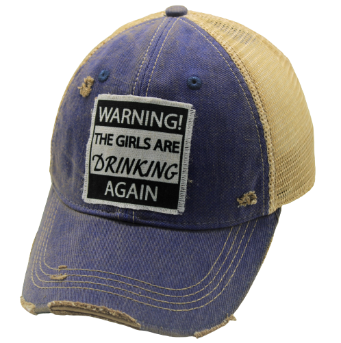 GETTING DRUNK Printed Trucker Baseball Cap Hat Funny Joke Drink