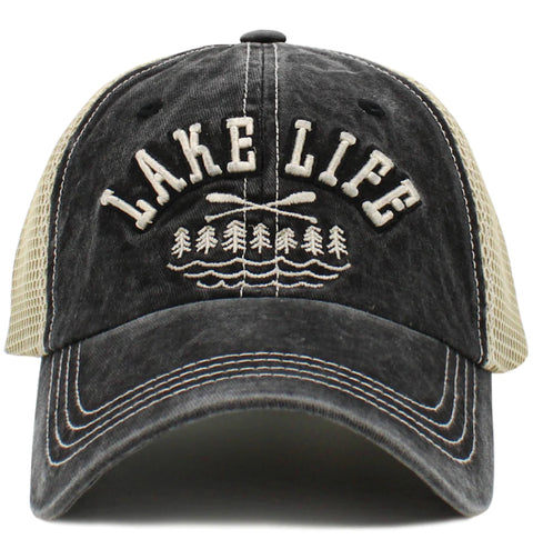 LAKE LIFE - IN NAVY BLUE, BLACK AND OLIVE