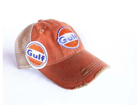 Vintage Gulf Hat - Orange